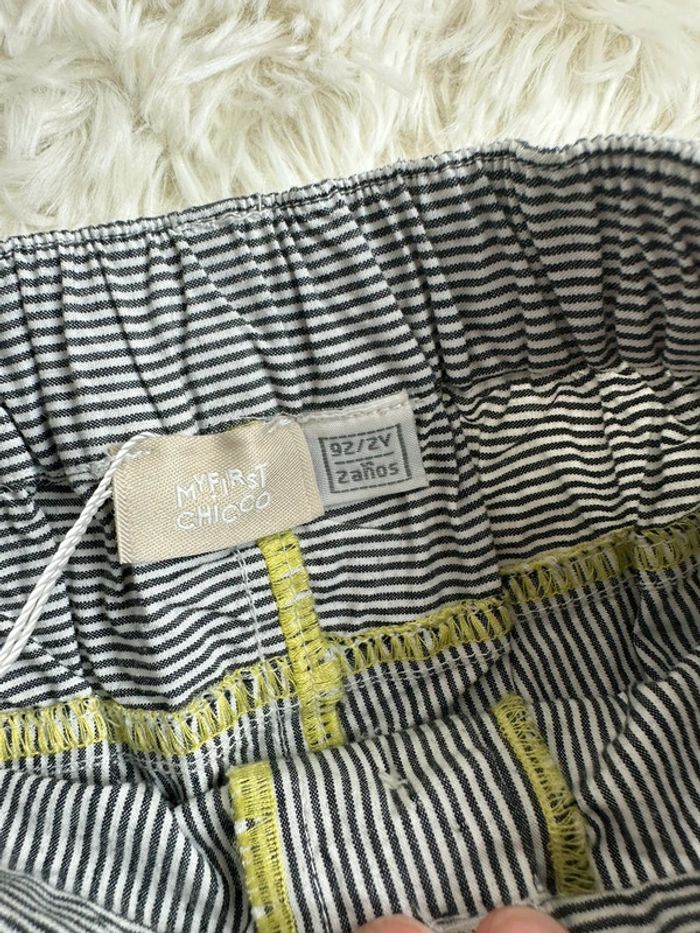 Pantalon à rayures Chicco taille 24 mois - photo numéro 4
