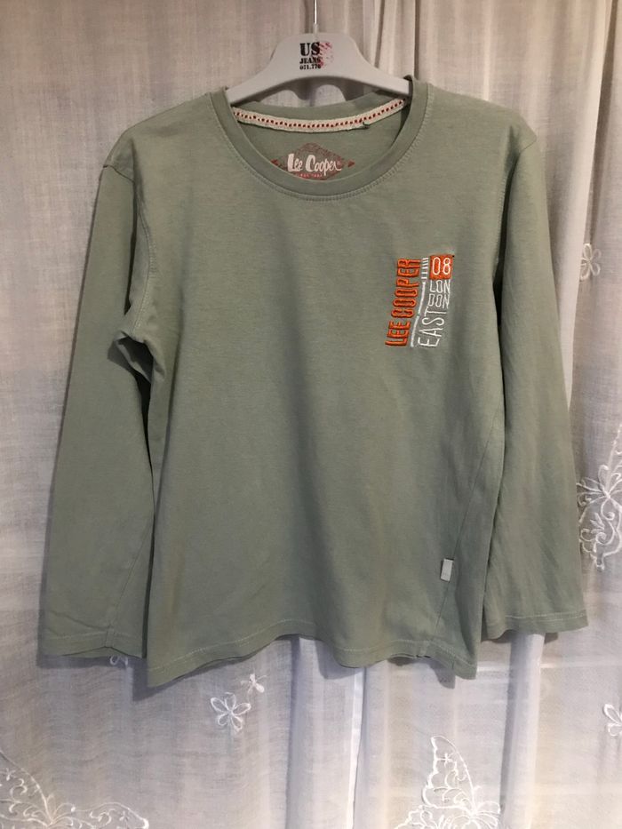 T-shirt kaki 10 ans Lee Cooper