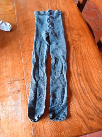 😷collant 5ans gris avec du brillant