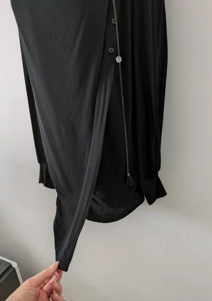 Chemisier blouse fluide noire - Cop Copine - taille 42 - photo numéro 7