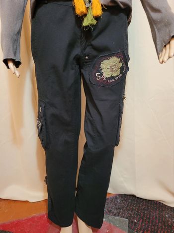 Pantalon baggy femme noir, Rivaldi