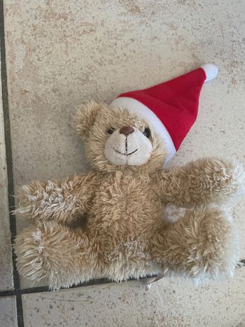 Petite peluche ourson Noel