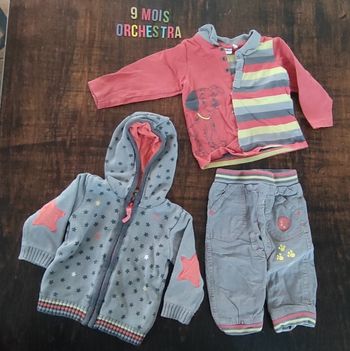 Ensemble 3 pièces 101 Dalmatiens 9mois