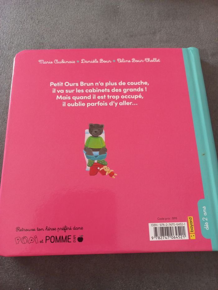 Livre bébé petit ours brun n à plus de couche - photo numéro 2