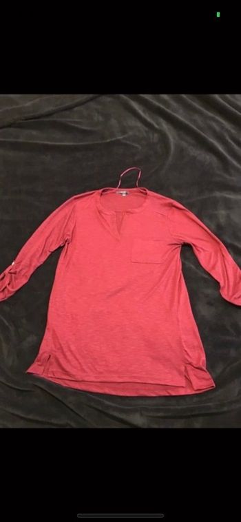 Haut manches longues Bordeaux Taille S