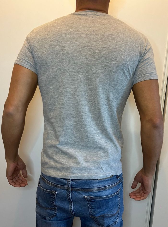 Tee-shirt gris Basic - photo numéro 2