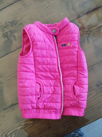 Doudoune sans manches 18 mois