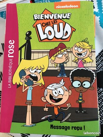 livre Bienvenue chez les louds Tome 5 message recu