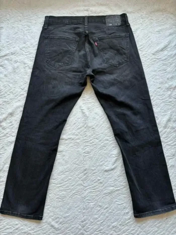 Jean Levi’s 559 homme XL/46 L30 coupe régular straight droit gris anthracite noir 00s y2k vintage - photo numéro 11