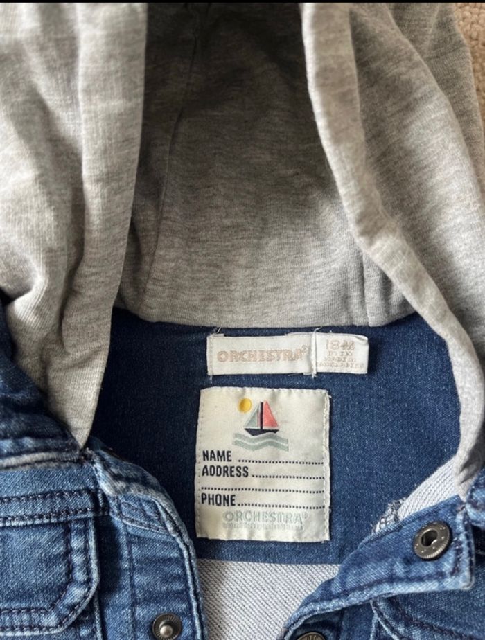 Veste jean à capuche - photo numéro 2