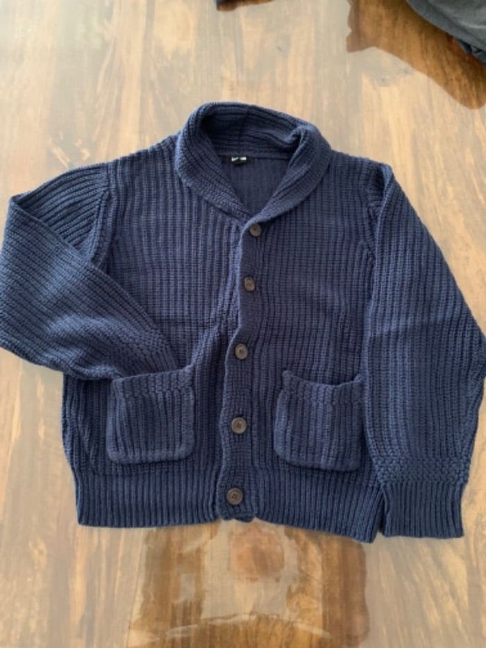 Gilet grosse maille 14 ans