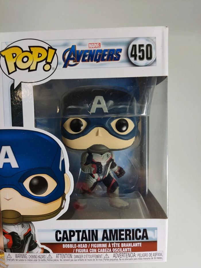 Figurine Pop Avengers 450 - Captain America - photo numéro 2