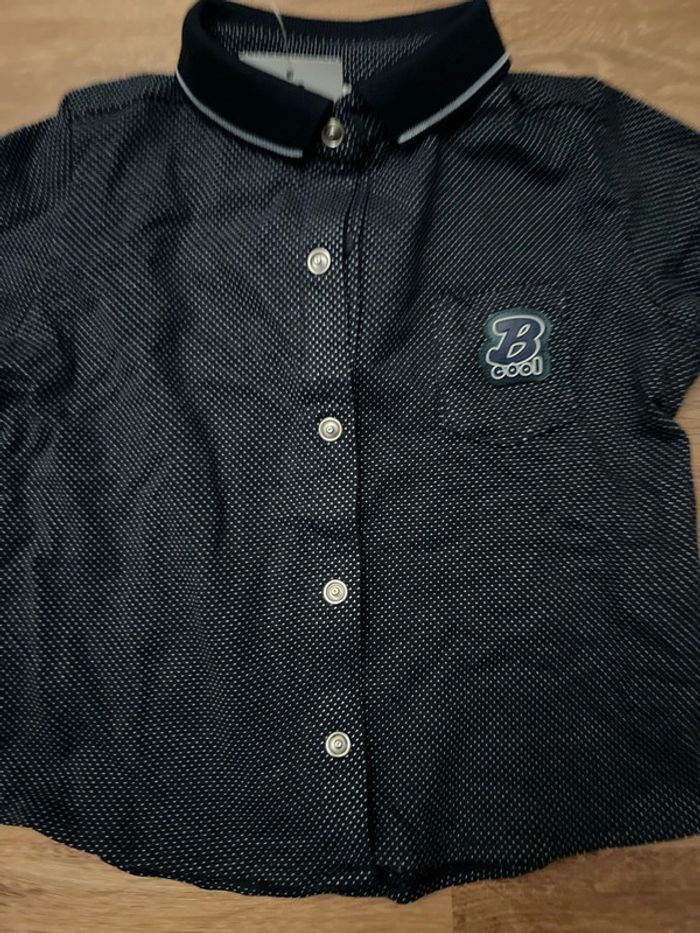 Polo chemise bébé garçon 9 mois TAO - photo numéro 2