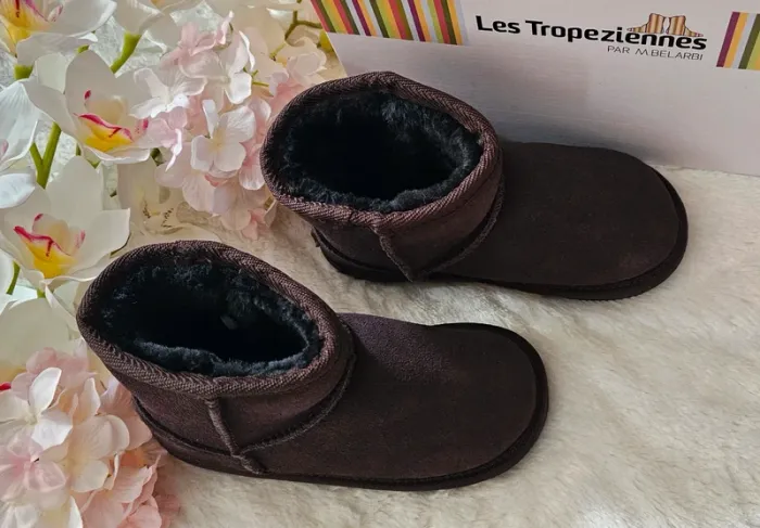 Bottes Bottines Cuir Fourrées Les Tropeziennes T31 - photo numéro 3
