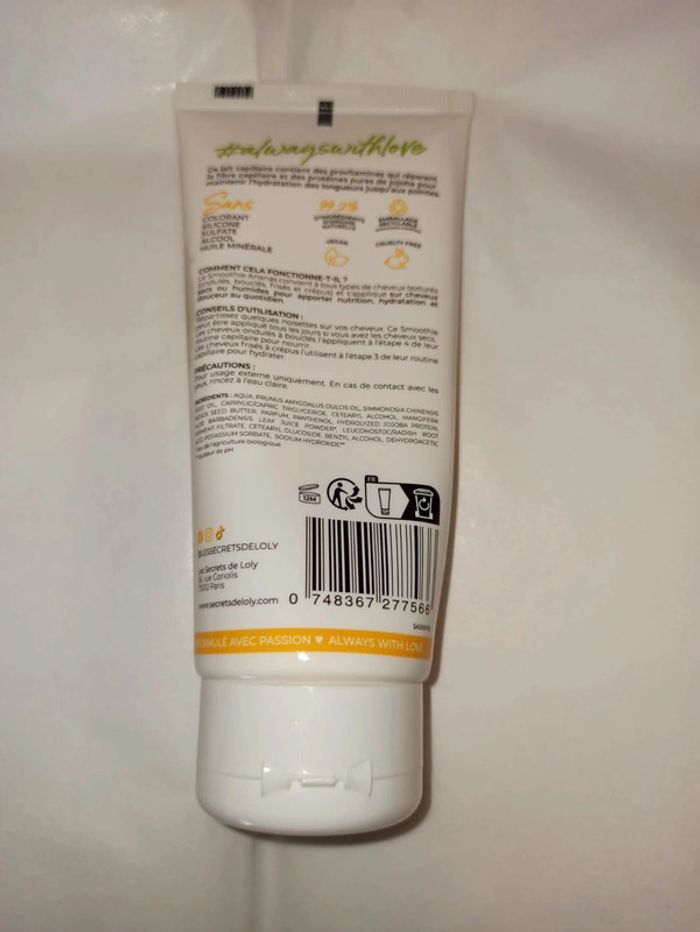 Smoothie Ananas - Lait capillaire hydratant et nourrissant - Les secrets de Loly - photo numéro 2
