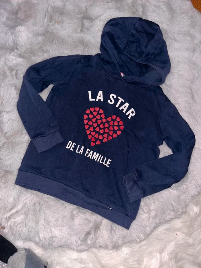 Pull fille 8 ans lili marelle marine