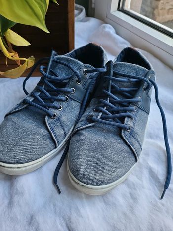 Sneakers jeans effet vieilli 43