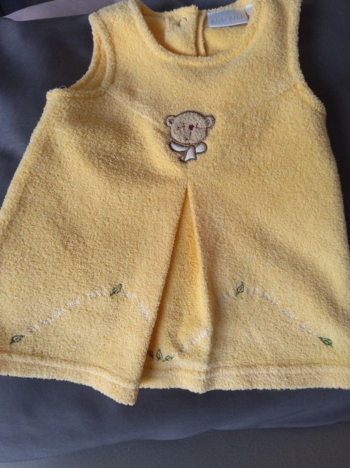Robe en éponge jaunec 1 mois Kiabi - photo numéro 4