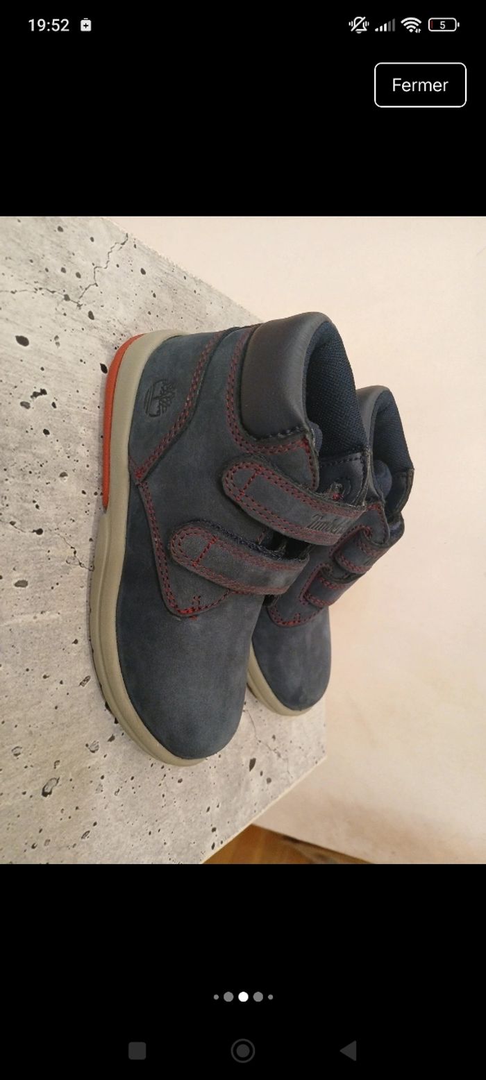 Baskets Timberland à scratch taille 28 - photo numéro 5