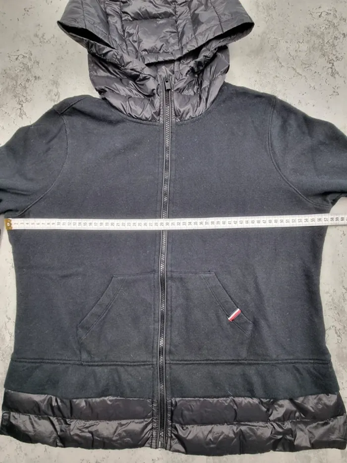 Veste zippée noire Tommy Hilfiger – Taille XL Femme (mesures en photos) - photo numéro 8