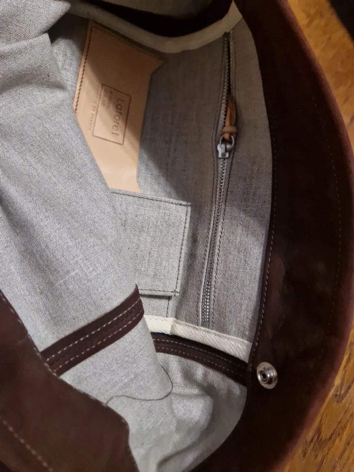 Sac pochette cuir Just Campagne Laforet - photo numéro 6