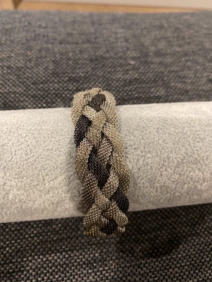 Bracelet métallique tressé