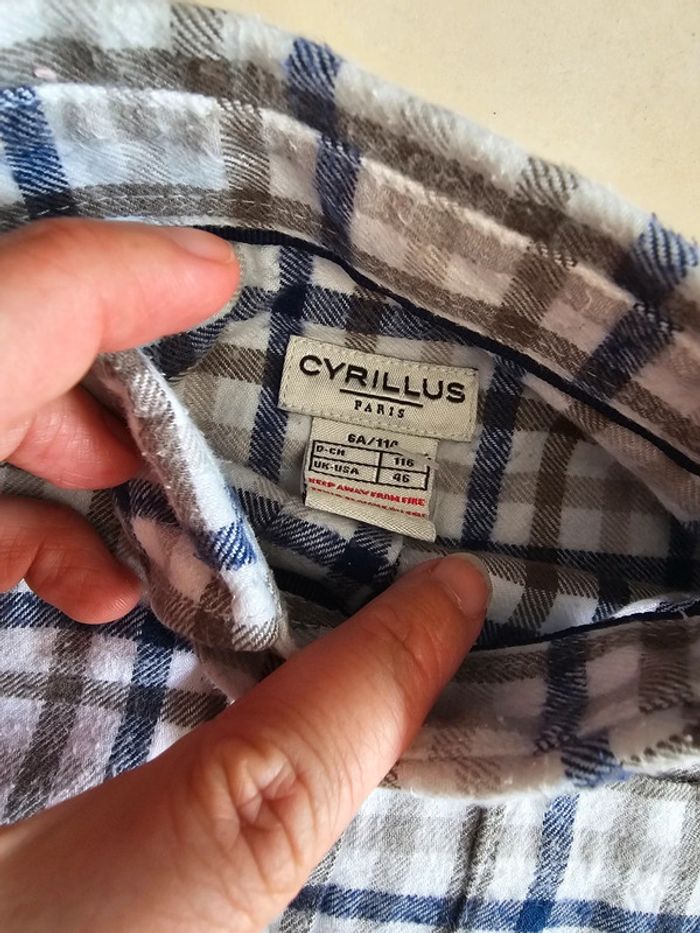 Chemise cyrillus 6 ans - photo numéro 2