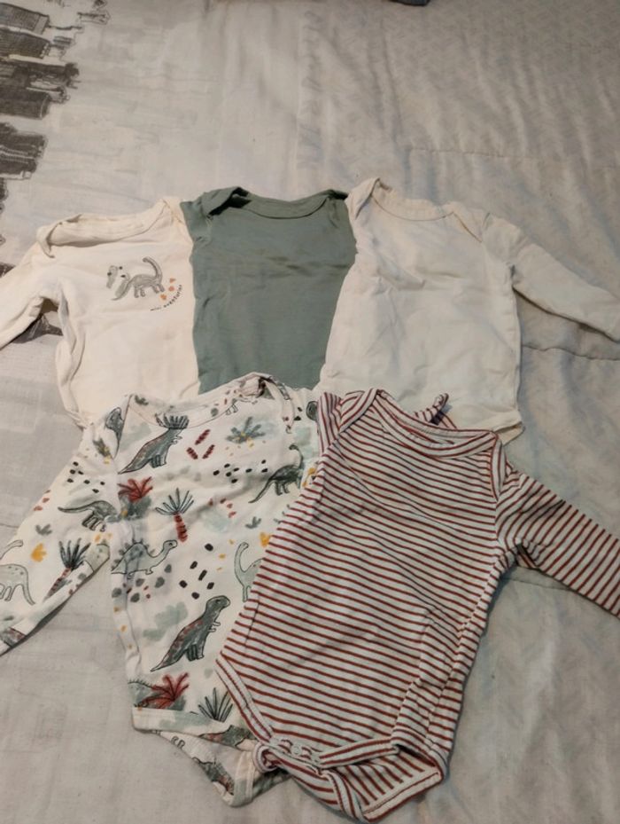 Lot 5 body manches longues Tape à l'oeil