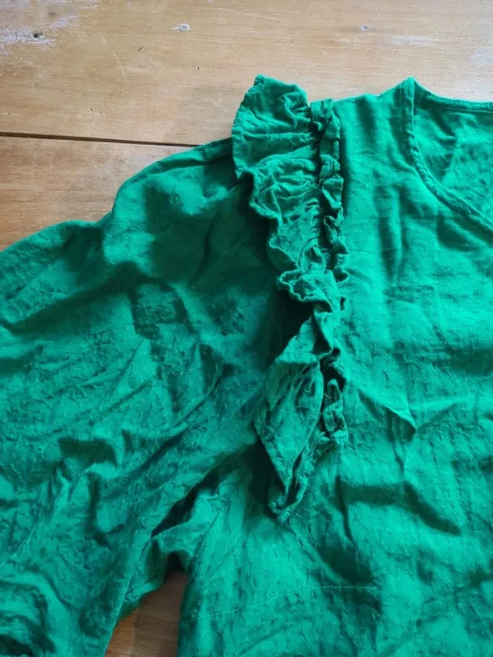 Blouse verte - photo numéro 2