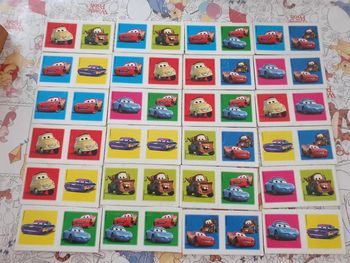 Jeu domino cars