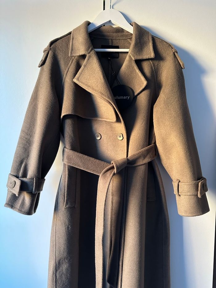 Manteau Trench 76% de laine - photo numéro 4