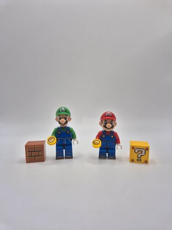 Figurines type lego Mario et Luigi / Super Mario