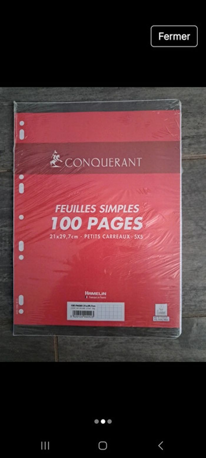 Lot 100 pages Conquérant - photo numéro 2