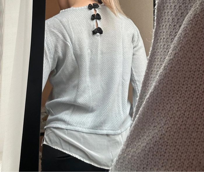 Pull gris - photo numéro 3