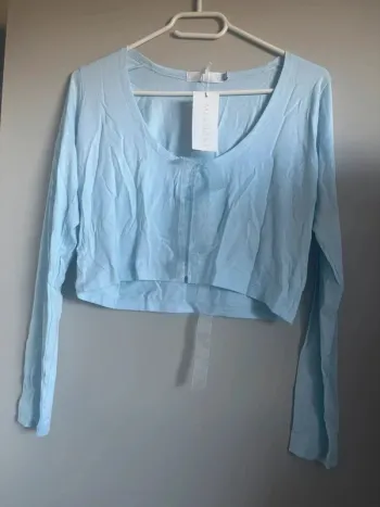 Marmont top à nouer manche longue taille unique