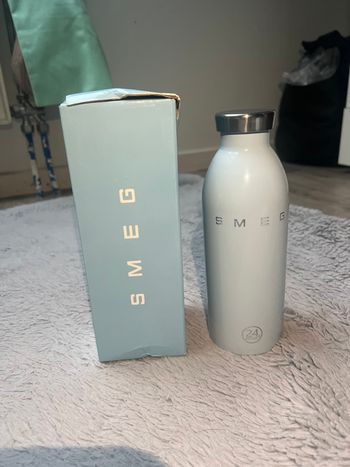 Gourde isotherme bleu clair Vintage neuf 