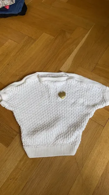 Pull maille manche courte / poncho