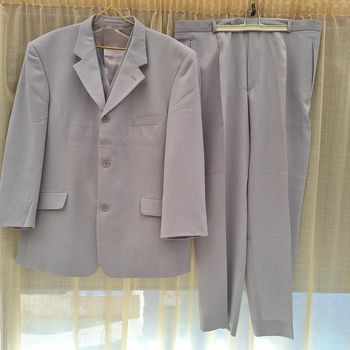 Costume Homme gris pâle
