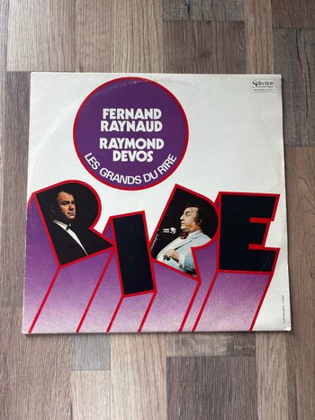 Vinyle 33 tours Les grands du rire Fernand Raynaud et Raymond Devos
