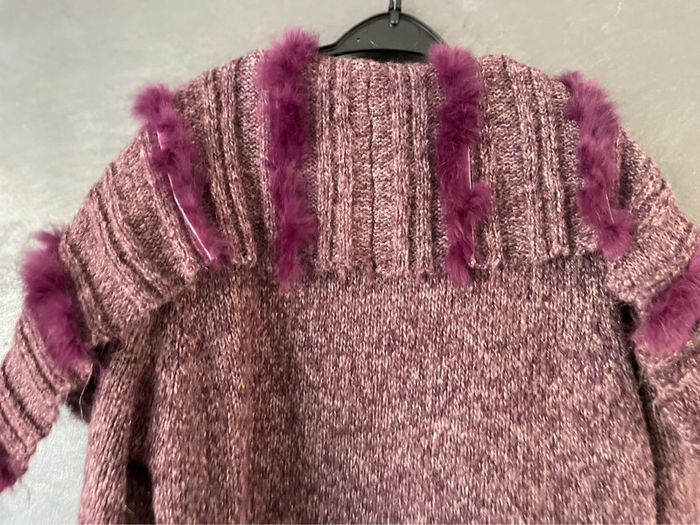 Gilet long femme violet - photo numéro 13