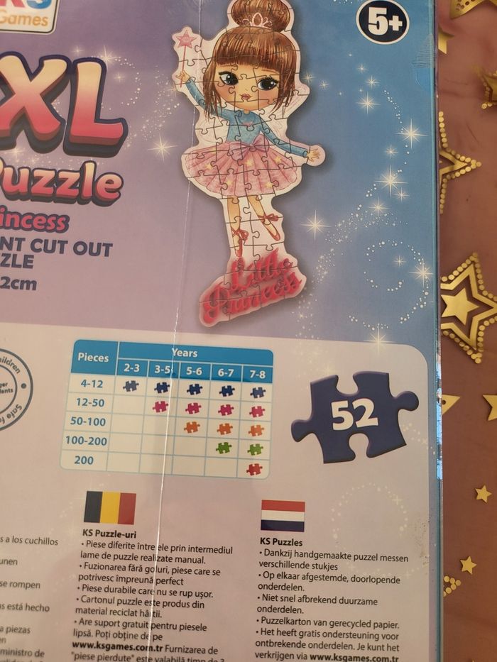 XL puzzle princesse 52 37x92cm - photo numéro 4