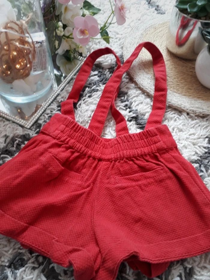 Short avec bretelles Taille 2 ans🌿💞 - photo numéro 6