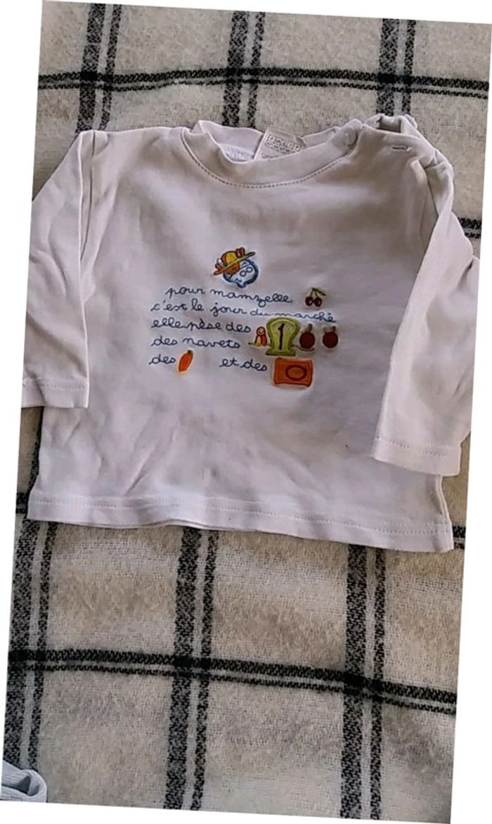 Polo ml garçon taille 6 mois