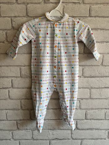 Pyjama coton prénatal 6/9 mois 71cm