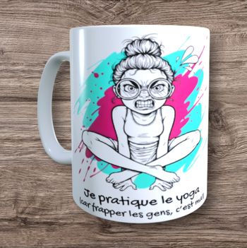Mug humour Yoga