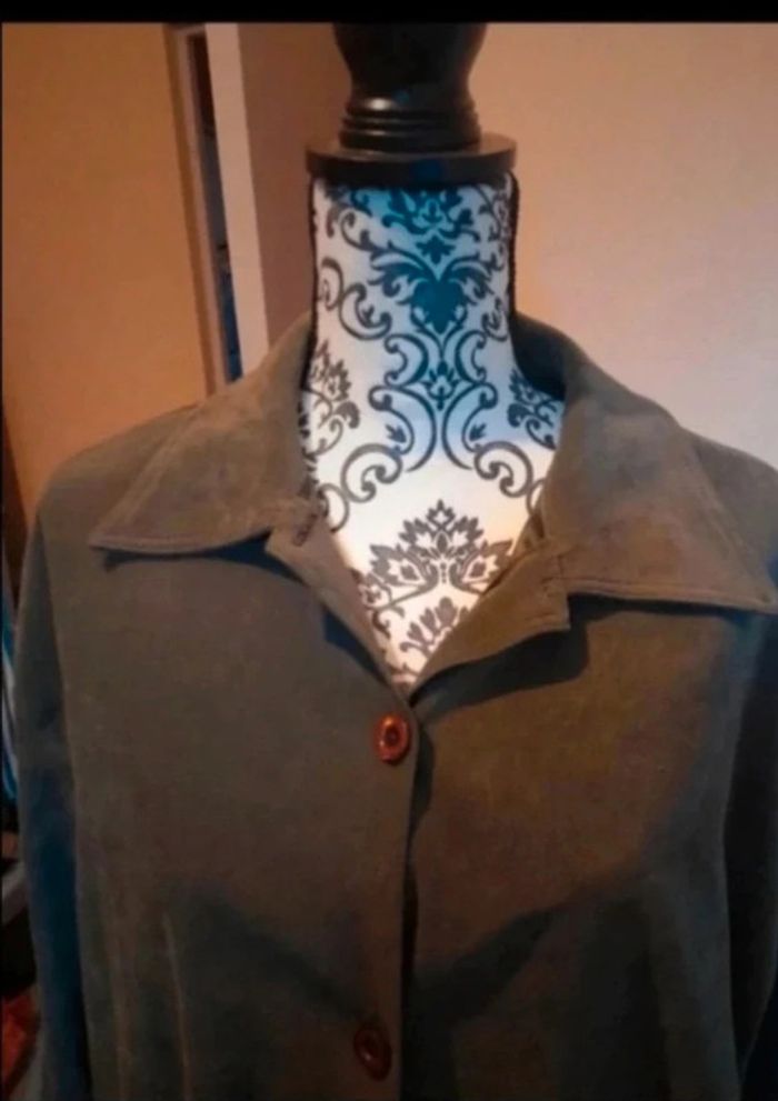 Veste ou chemise daim velours T50 - photo numéro 3
