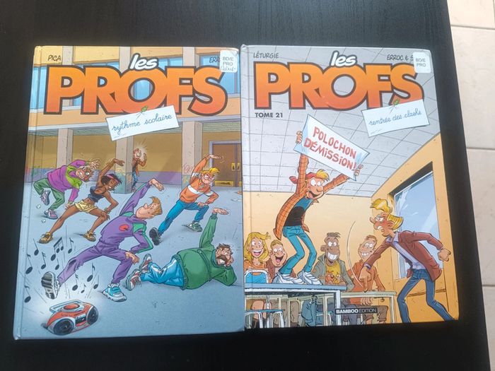 Lot 2 bd les profs