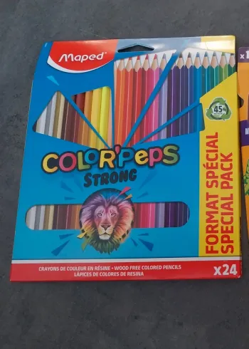 Feutres + crayons de couleurs