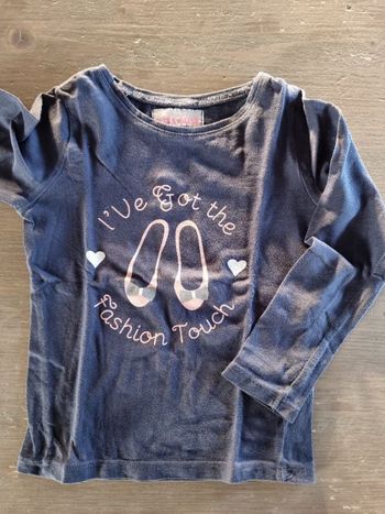 Tee-shirt fille, manches longues, 3 ans, de marque Lisa rose