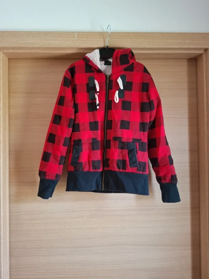 Veste a carreaux 10 ans